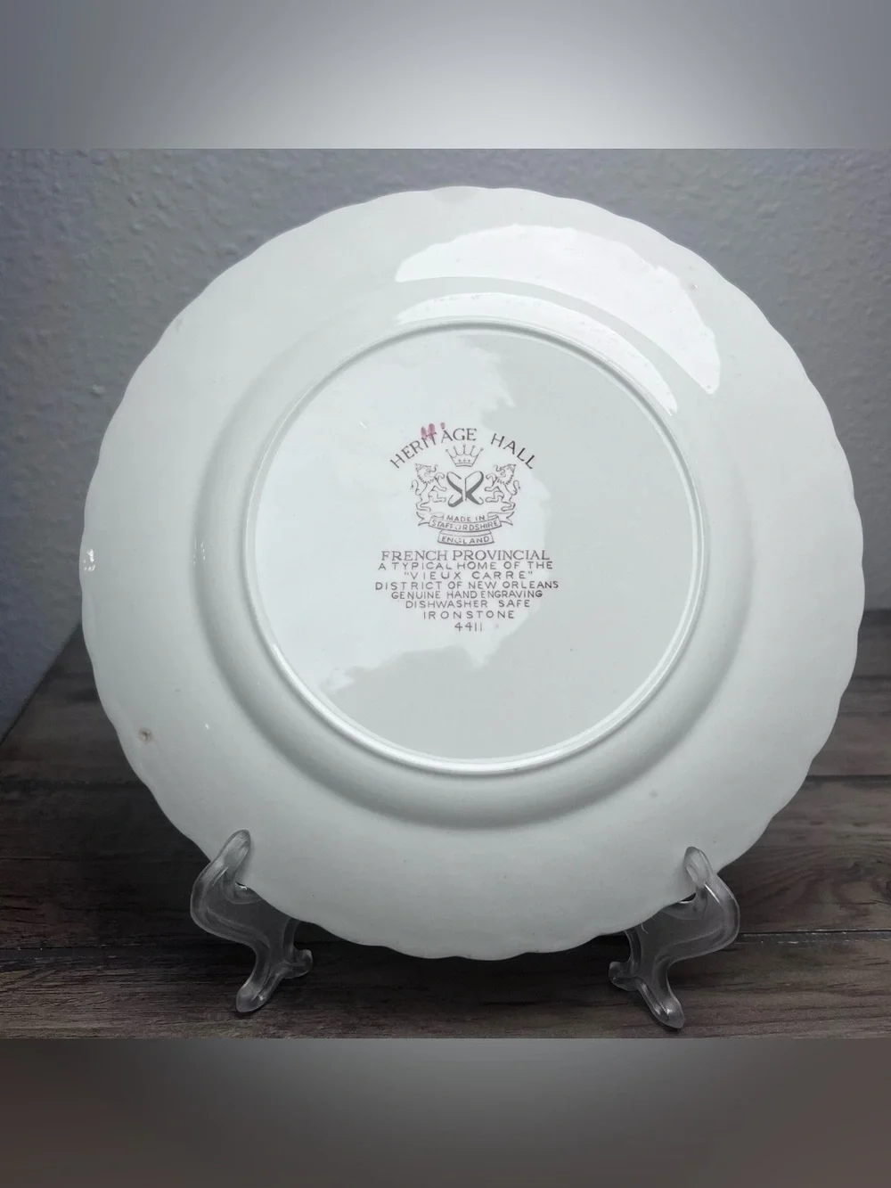 Vintage Johnson Brothers Heritage Hall French Provincial Salad‎ Plate #4411
